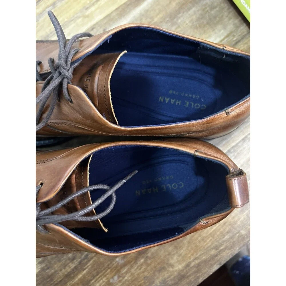 Cole Haan Men's Washington Grand 2.0 Oxford British Tan Style Men’s Size 11 M